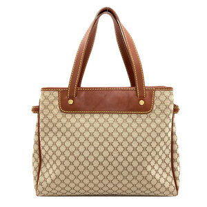 Celine Macadam Pattern Handbag, Canvas/Leather, Women's CELINE